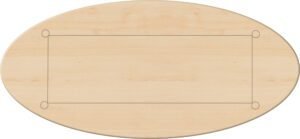 Tafel maestro ovaal