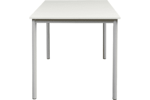 Tafel ronde buis blad wit