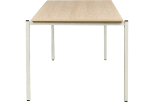Tafel frame ronde buis blad beuken