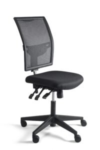 Werkstoel rug geperforeerd