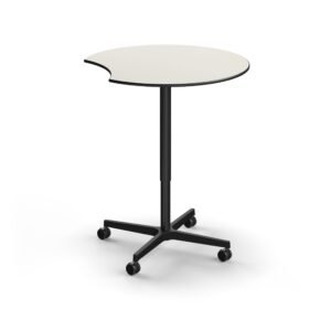 Werktafel cirkel 85 hoog gaslift