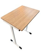 statafel met bamboeblad